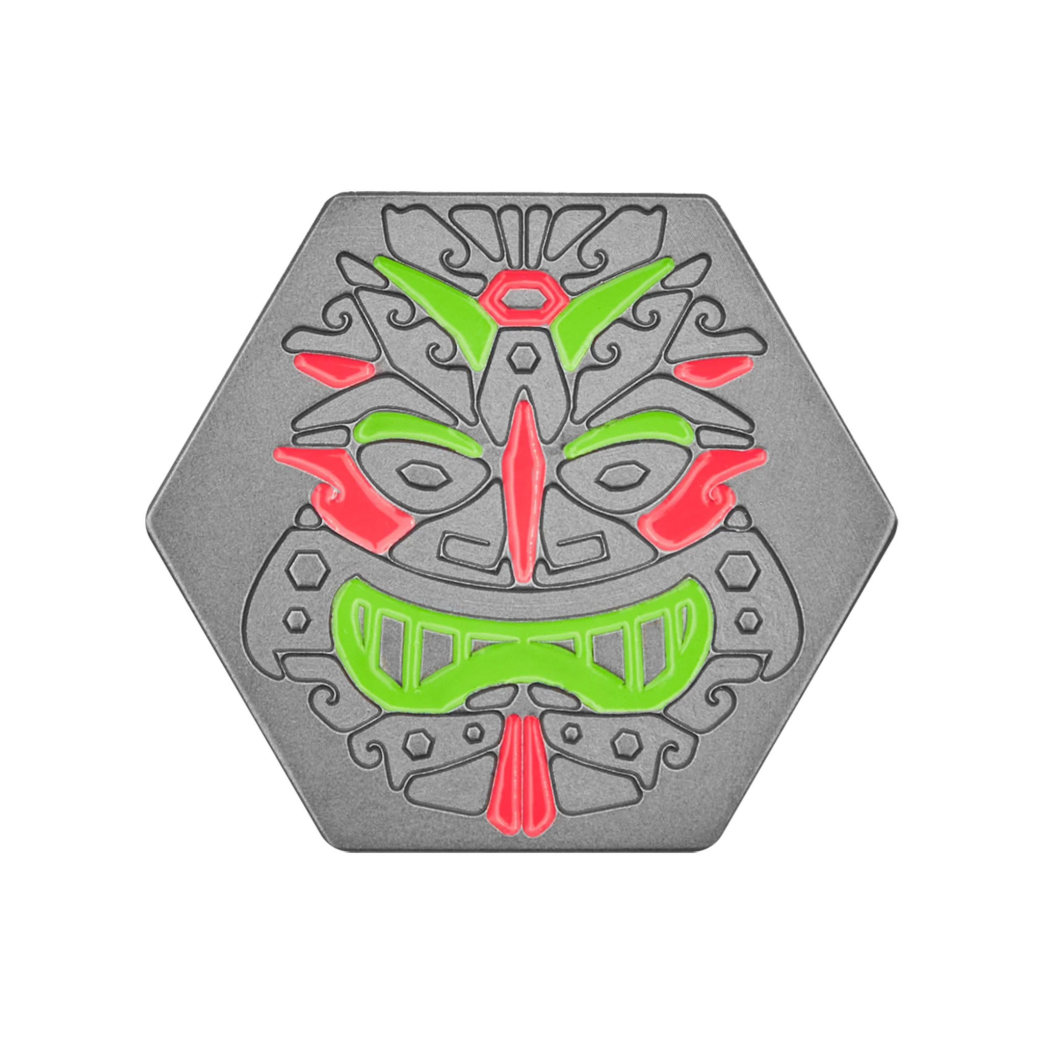 Tiki Hex Cutout Ball Marker - Image 2
