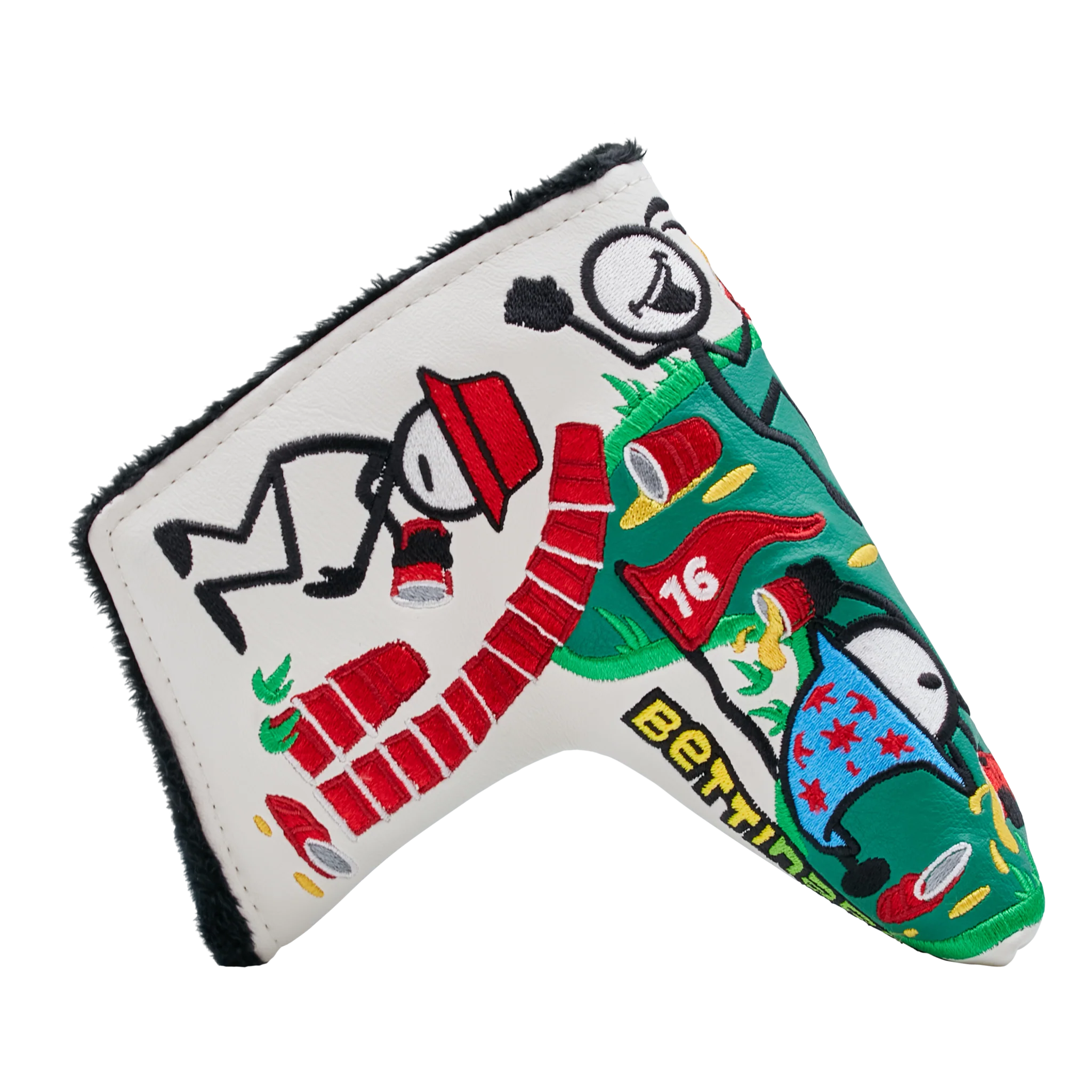 2024 Party On!™ Sixteen Blade Putter Headcover - Image 4