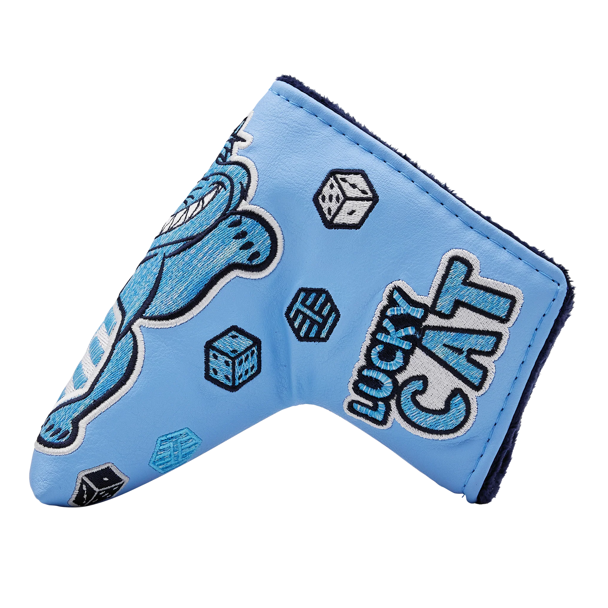 2025 Social Baby Blue Lucky Cat Tour Dept. Blade Putter Headcover - Image 2