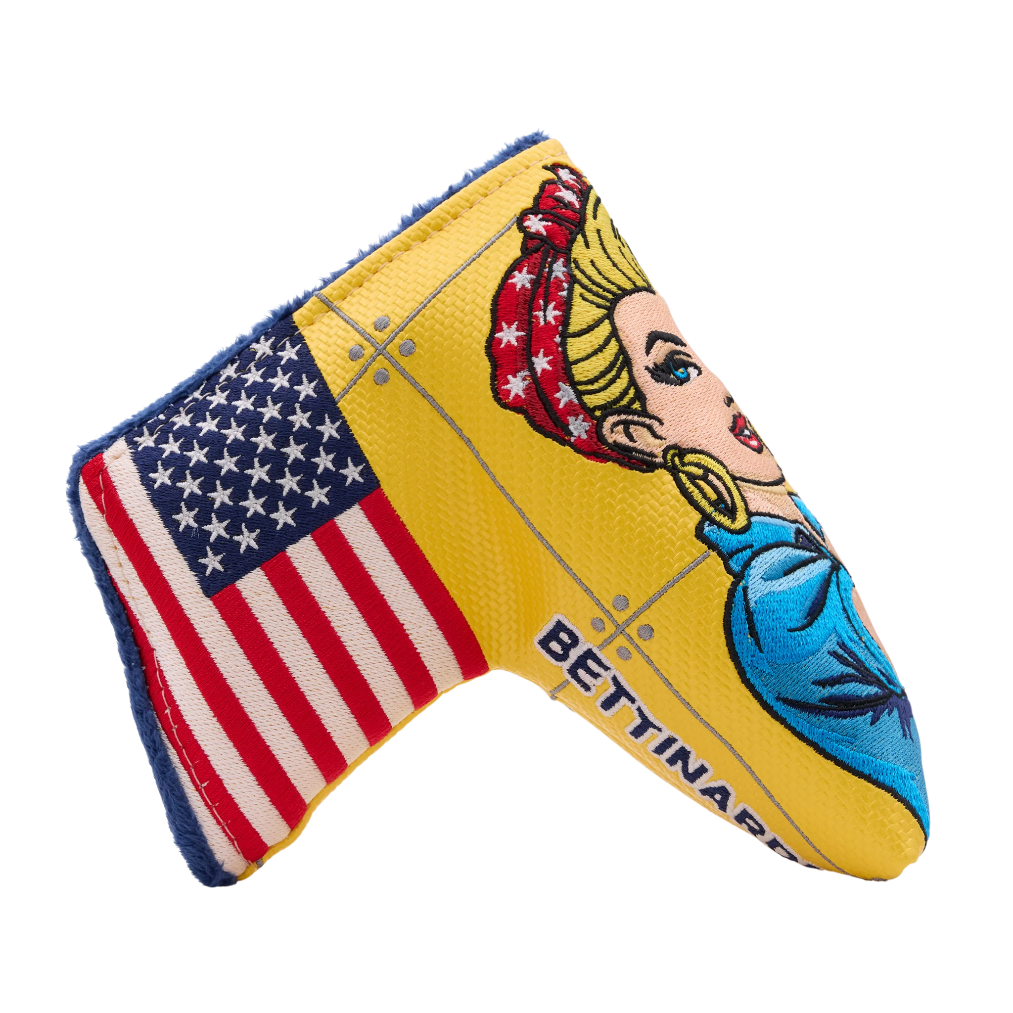 4th of July Betti the Builder Blade Putter Headcover - Image 4
