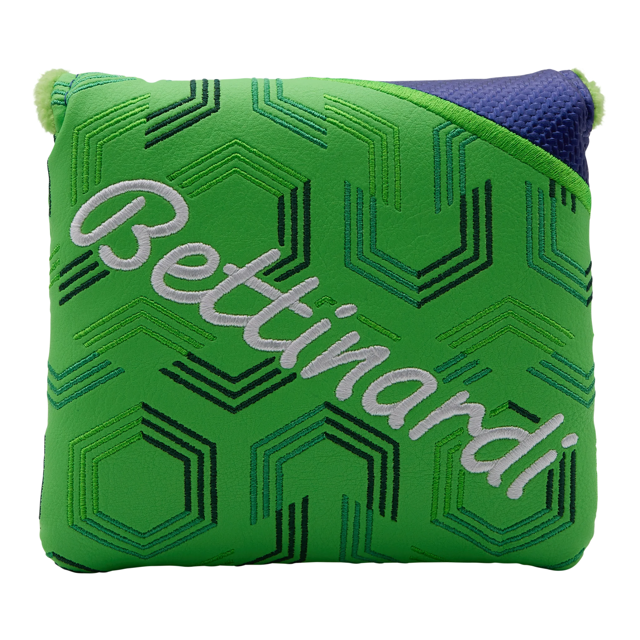 Bettinardi Geometric Center-Shafted Mallet Putter Headcover (Green/Blue)