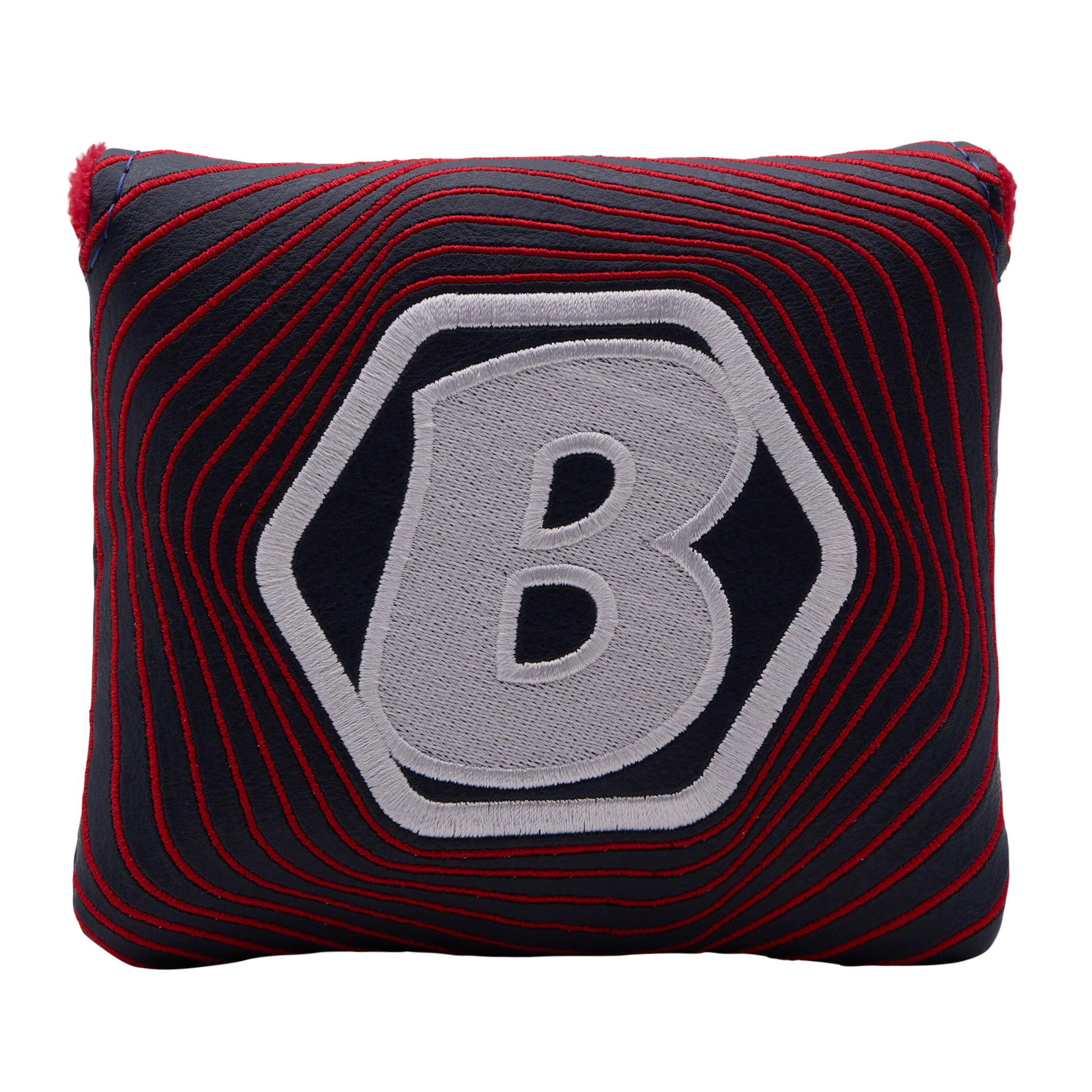 Bettinardi Hex B Spiral Center-Shafted Mallet Putter Headcover (Navy/Red)
