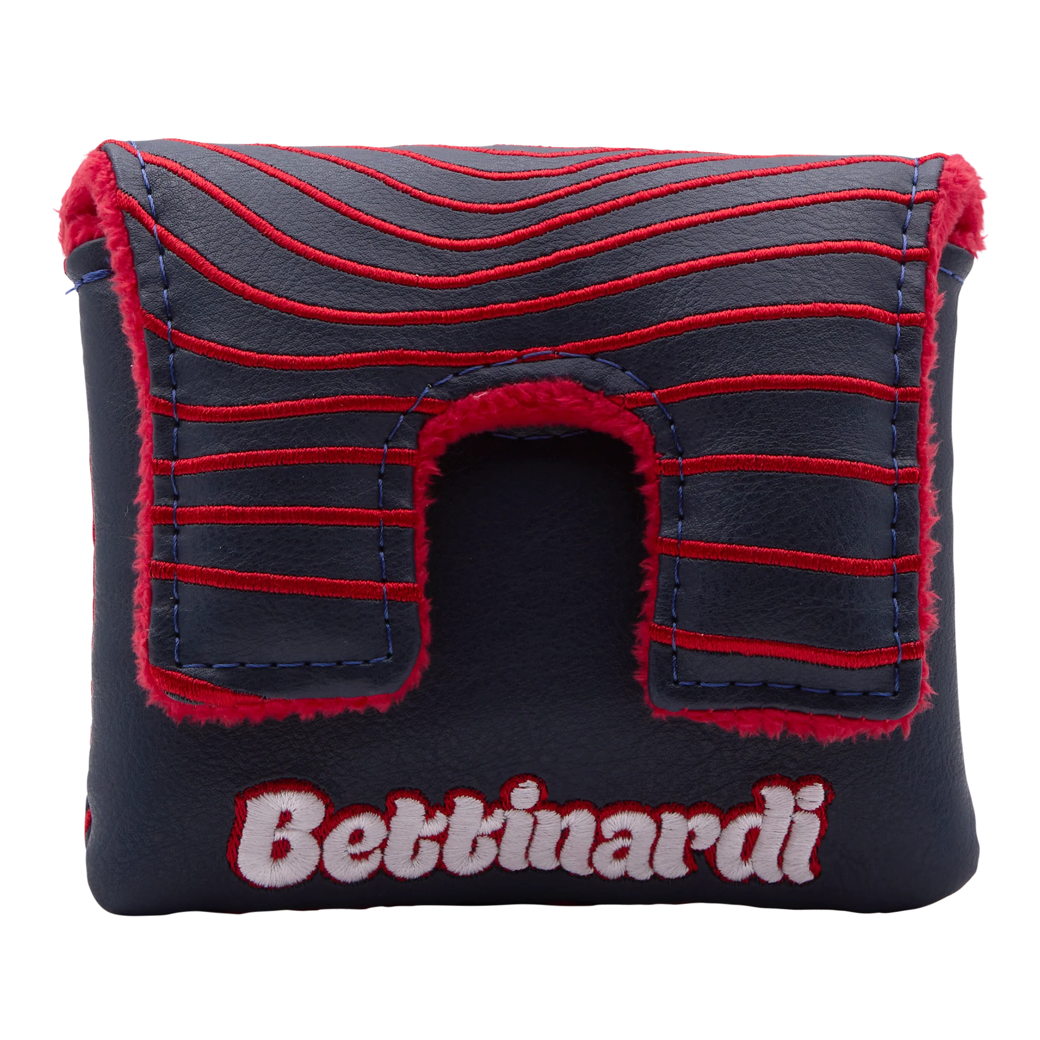 Bettinardi Hex B Spiral Center-Shafted Mallet Putter Headcover (Navy/Red) - Image 2