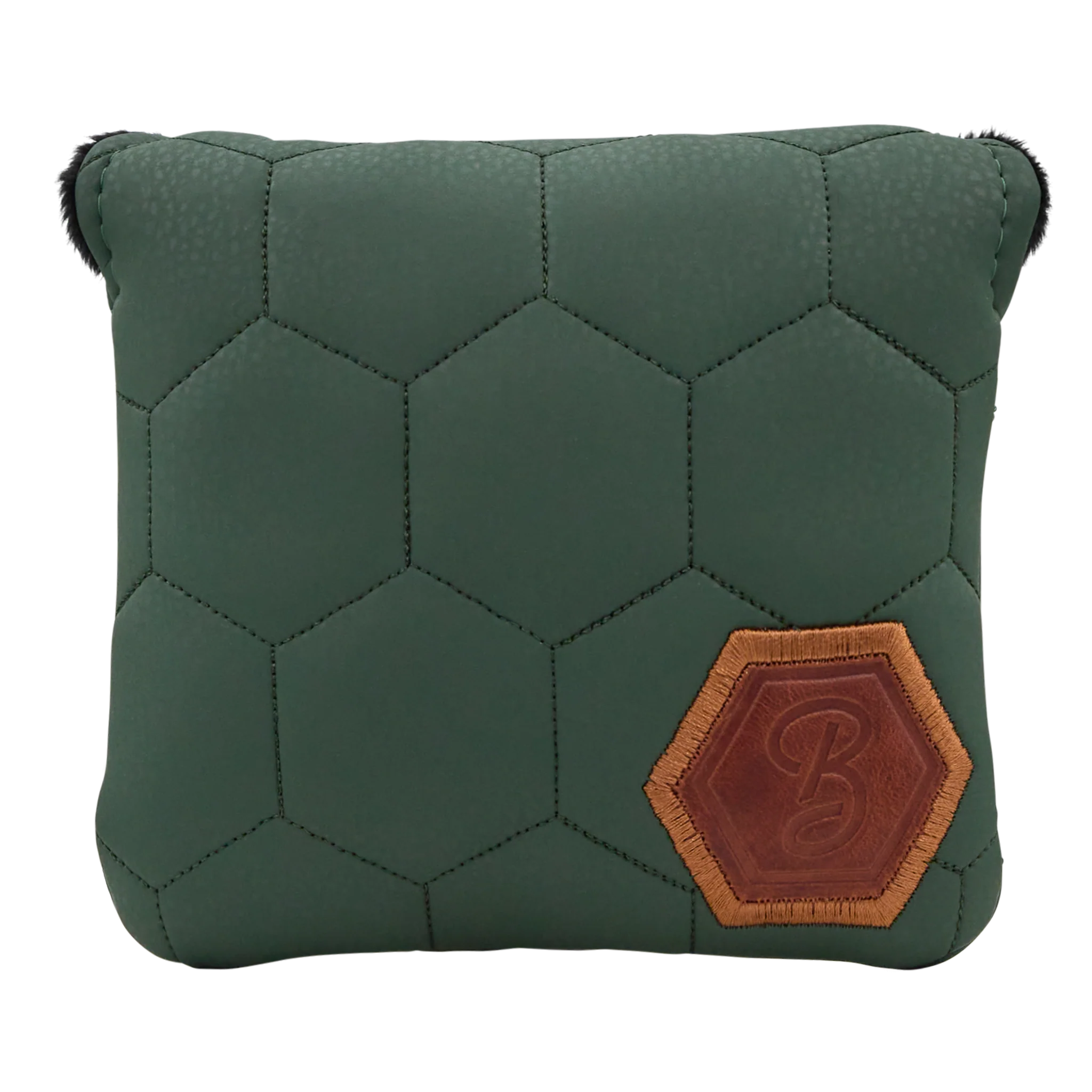 Bettinardi Script Quilted Hex Center Shaft Mallet Headcover (Green/Tan)