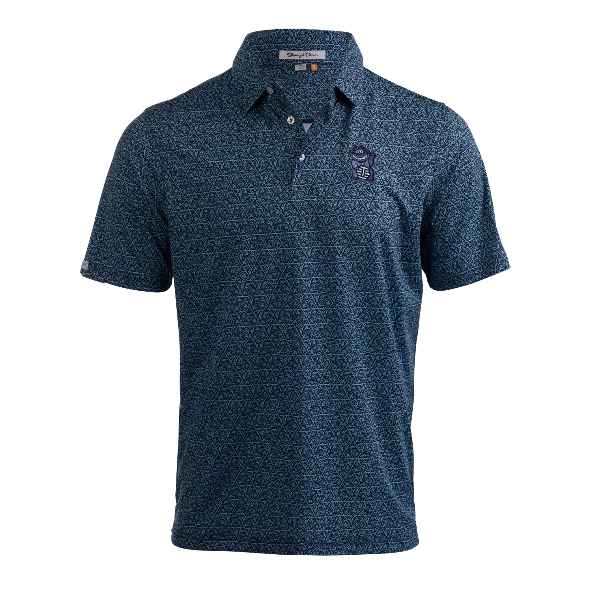 Bettinardi Straight Down Lucky Cat Portrush Polo (New Indigo) - Image 5