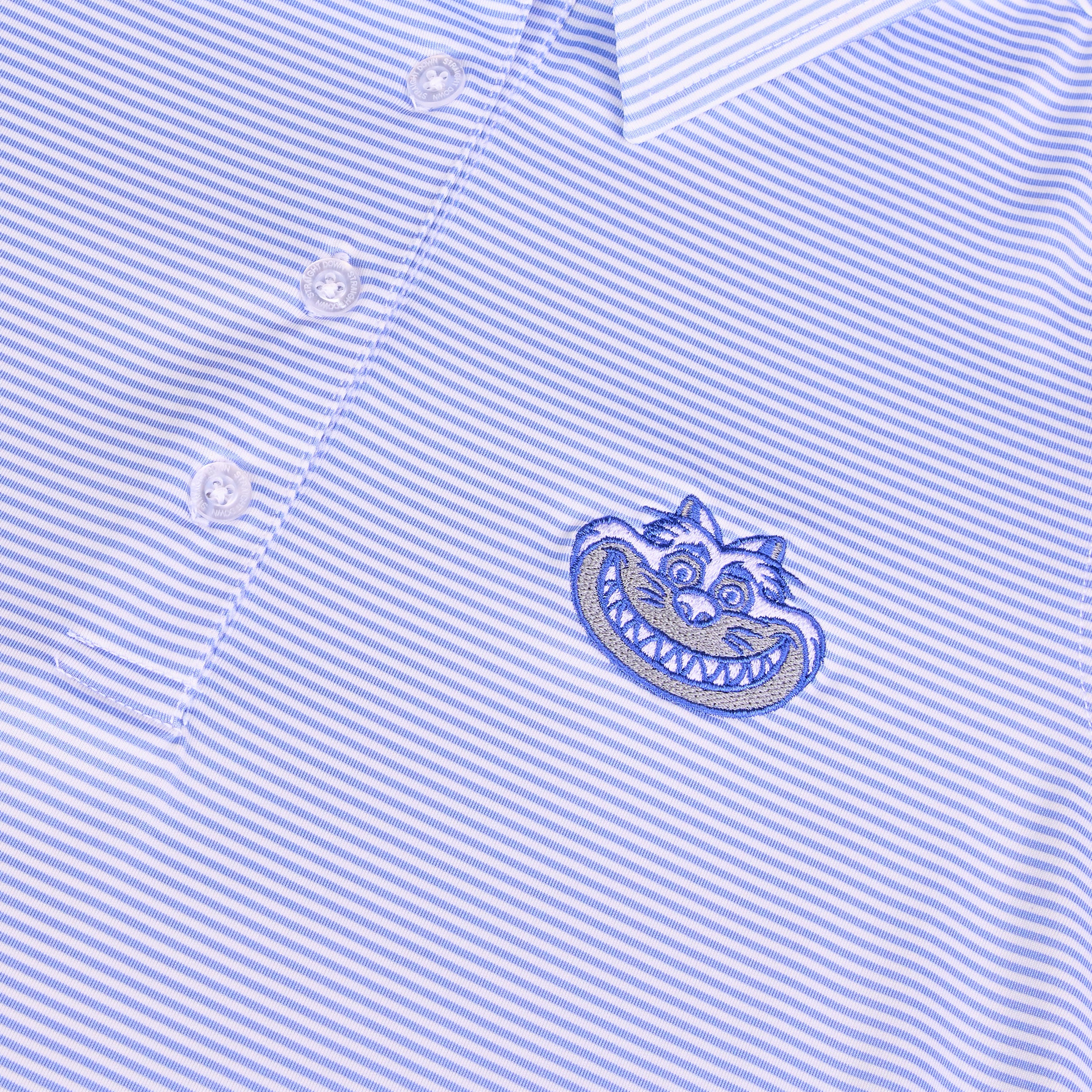 Bettinardi Straight Down Women's Fat Cat Charlotte Stripe Polo - Image 4