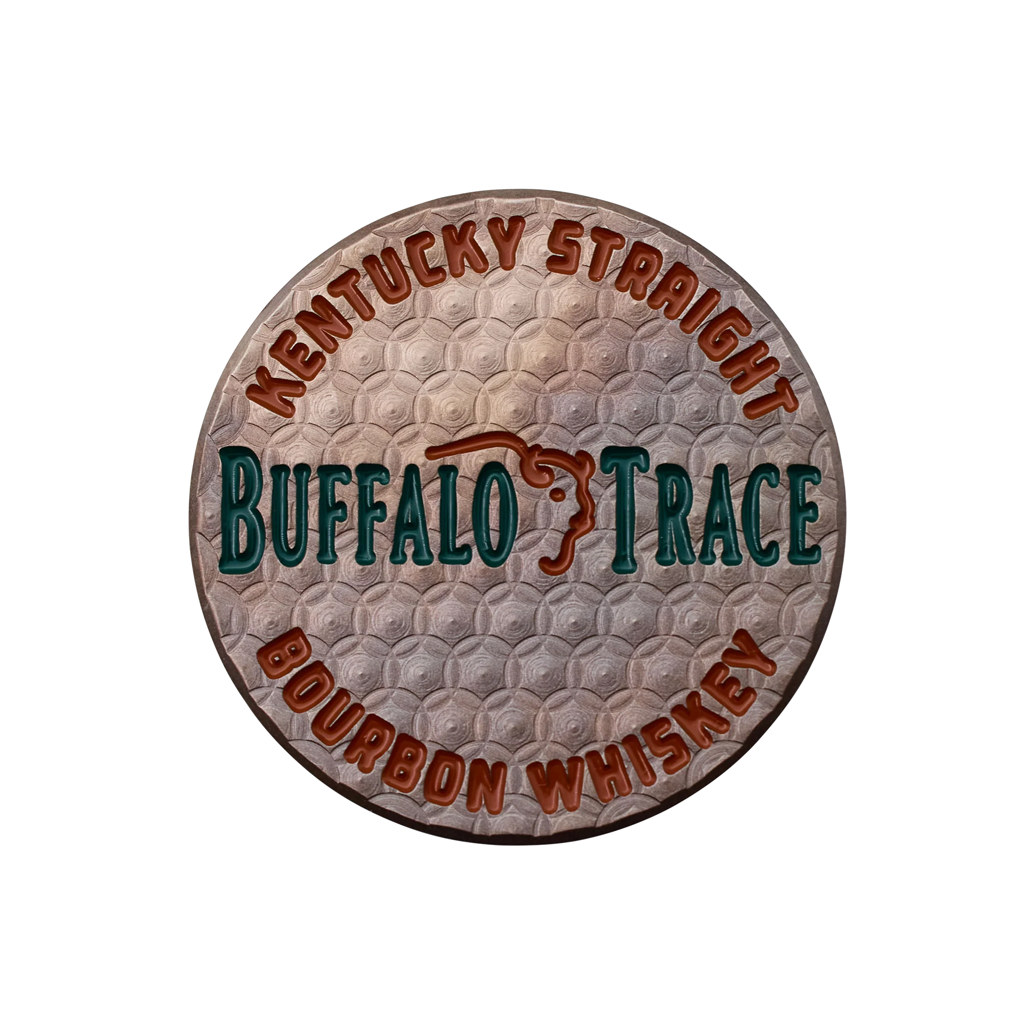 Bettinardi x Buffalo Trace Distressed Slate DASS Ball Marker - Image 2