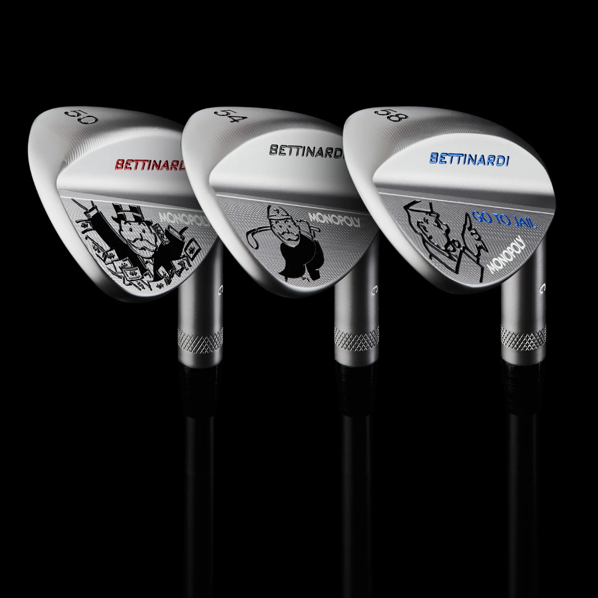 Bettinardi x MONOPOLY Jail Wedge Set 50, 54, 58