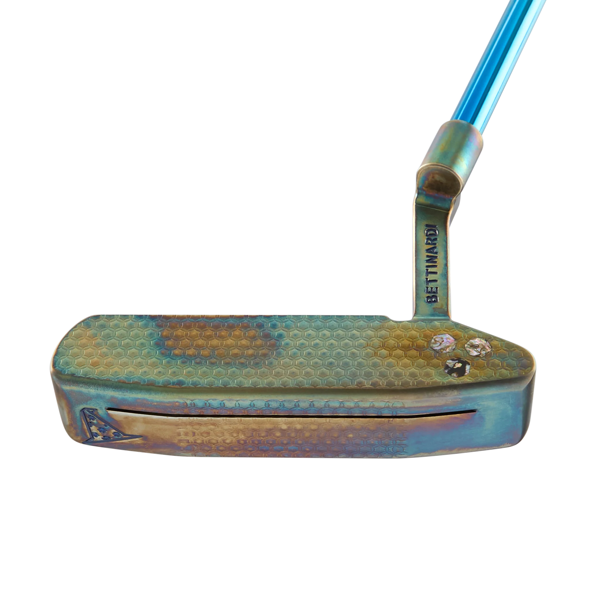 British Championship Wizard Steel Patina Pearl Inlay BB8 Tri 1-of-1 Putter