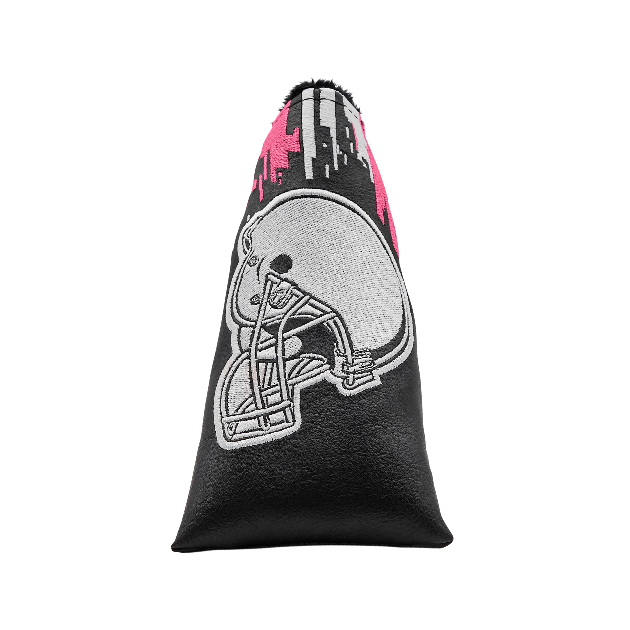 Cleveland Browns Pink Digital Stripes Blade Putter Headcover - Image 3