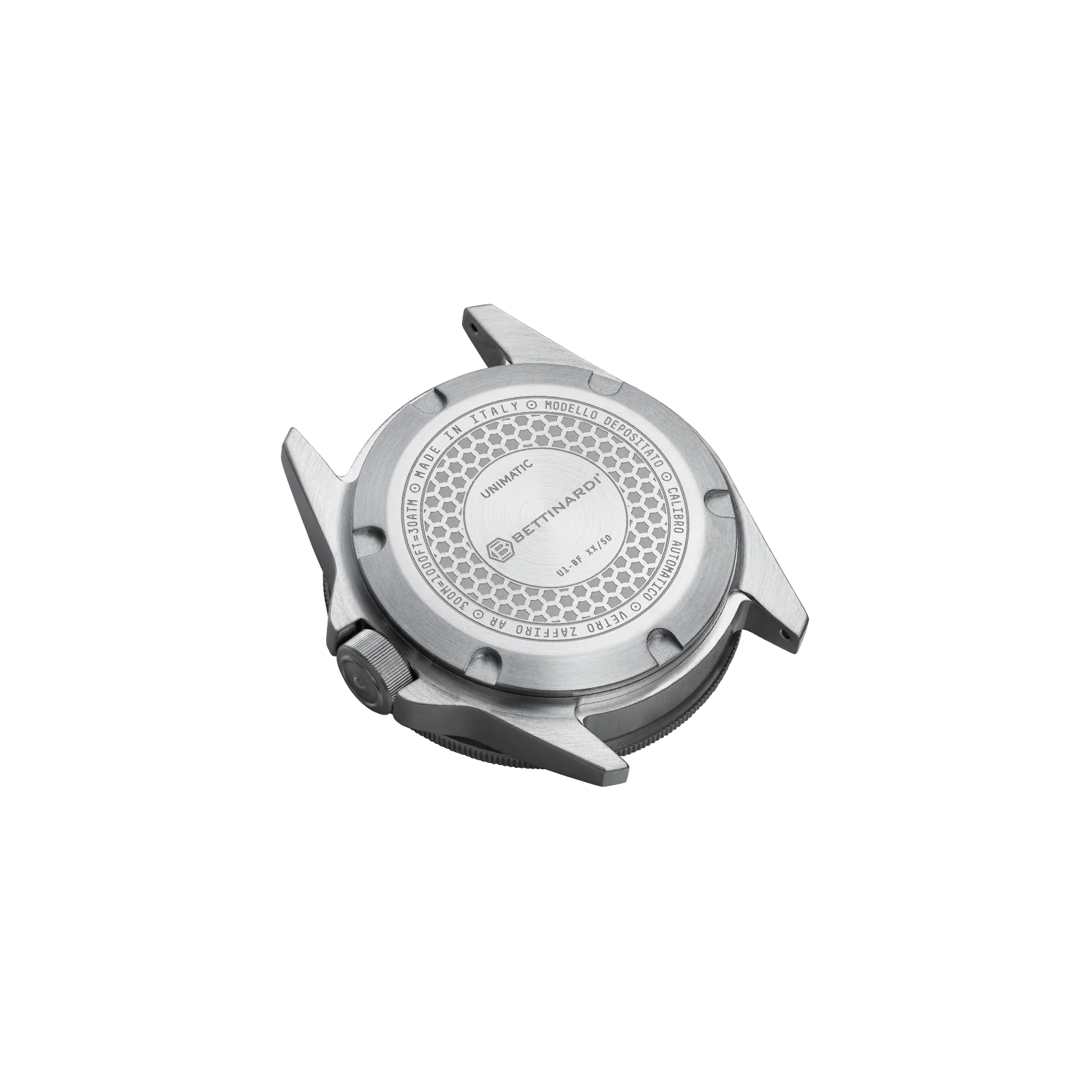 Exclusive Bettinardi x Unimatic Silver Flymill U1 Classic Watch - Image 7