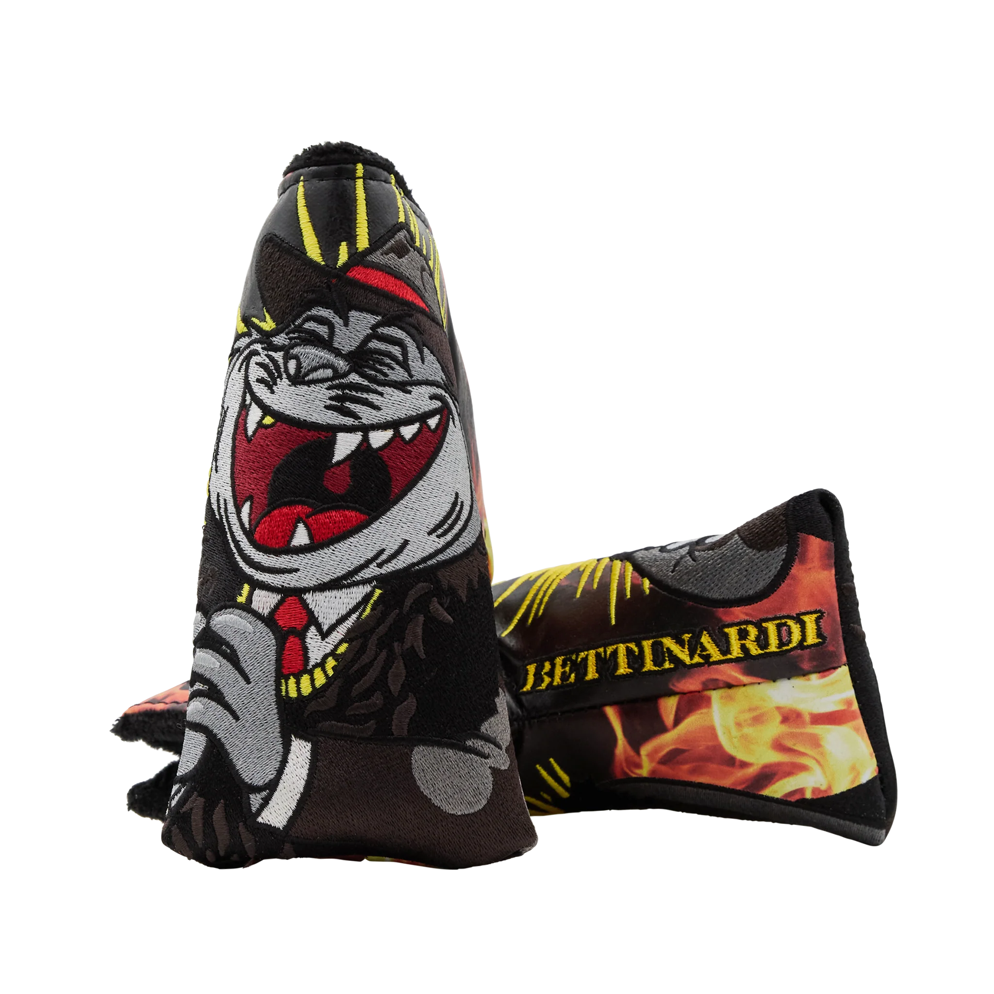 Flaming Gangster Cat Blade Putter Headcover - Oak Brook Exclusive