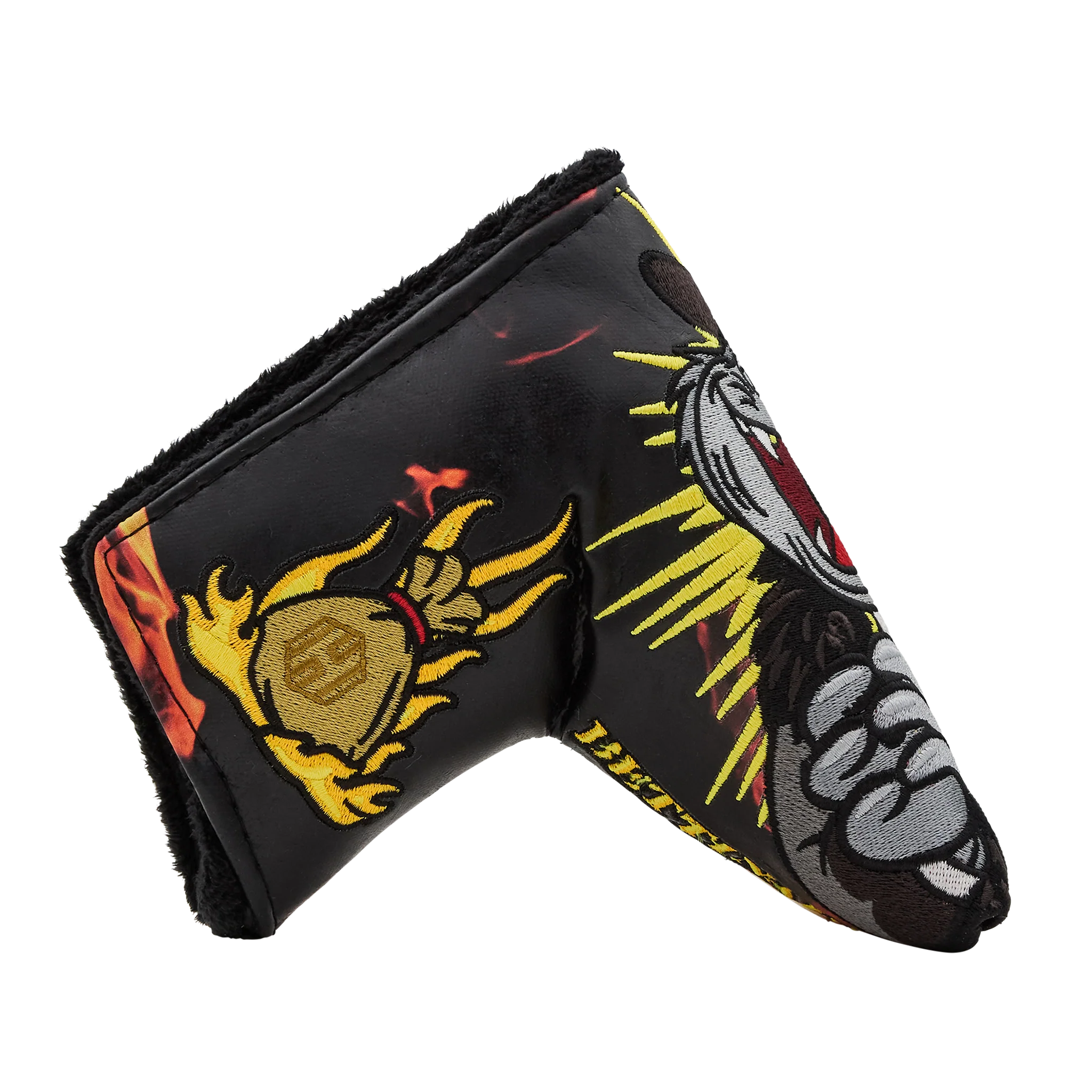 Flaming Gangster Cat Blade Putter Headcover - Oak Brook Exclusive - Image 4