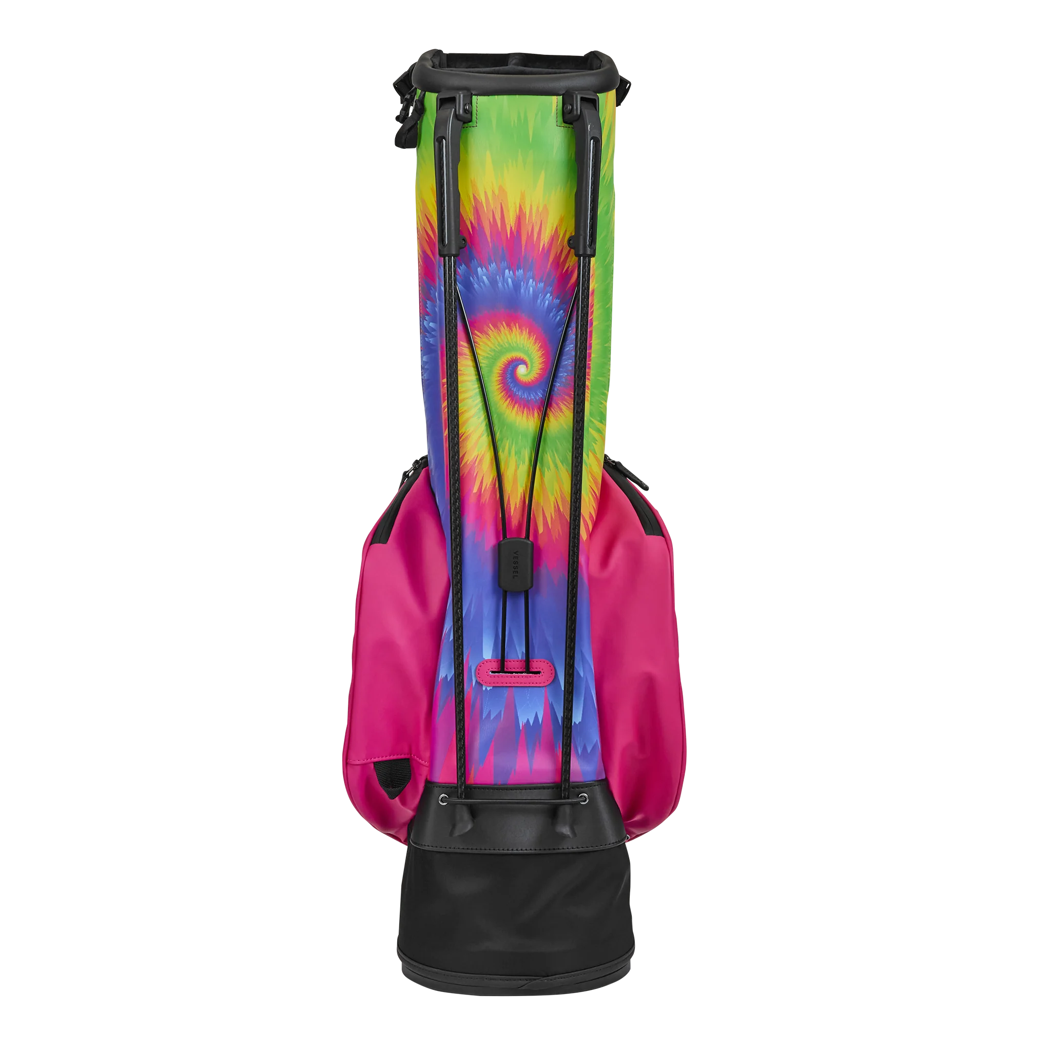Galactic Groove Grateful Cat Rainbow Tie-Dye Vessel VLX 2.0 Stand Bag - Image 4
