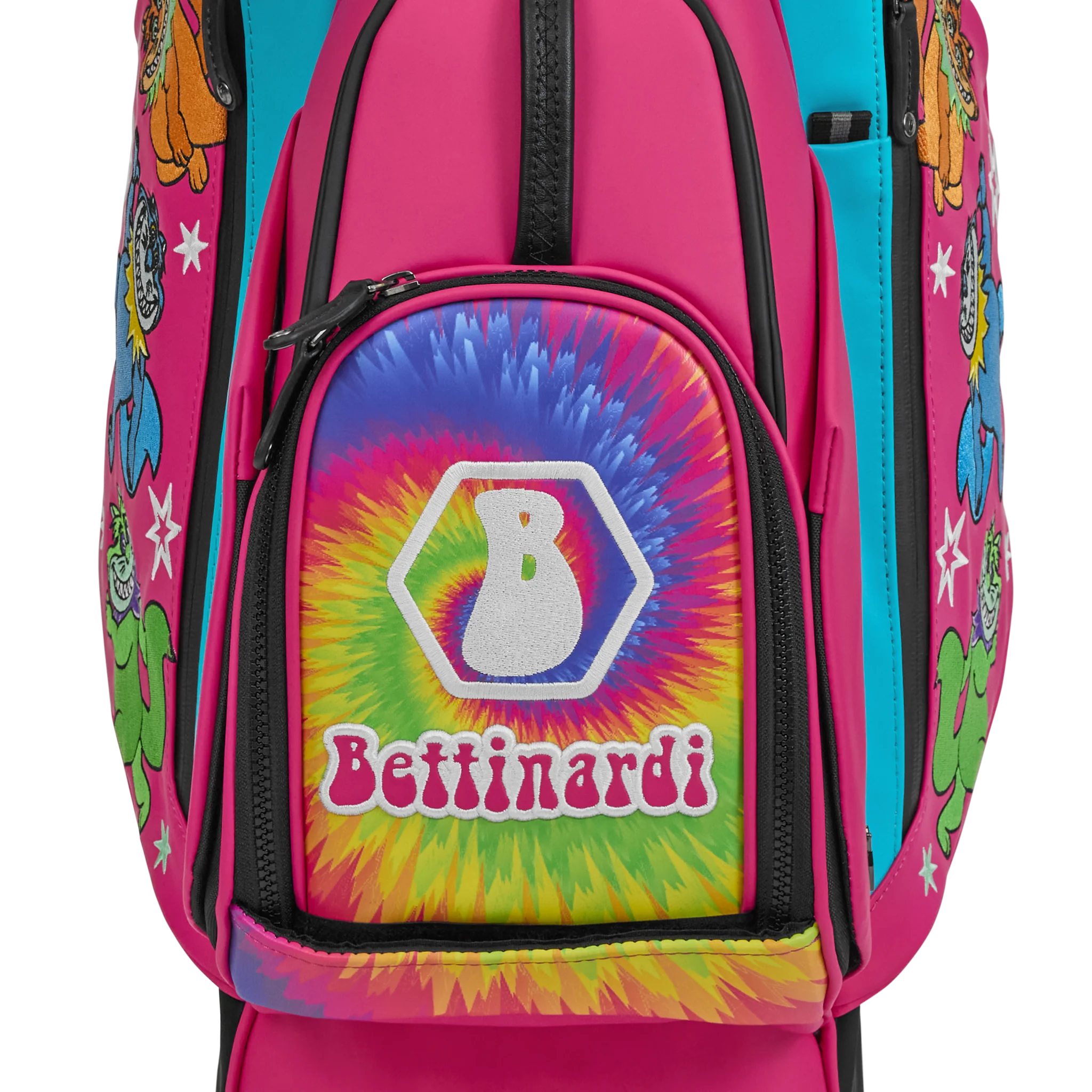 Galactic Groove Grateful Cat Rainbow Tie-Dye Vessel VLX 2.0 Stand Bag - Image 6