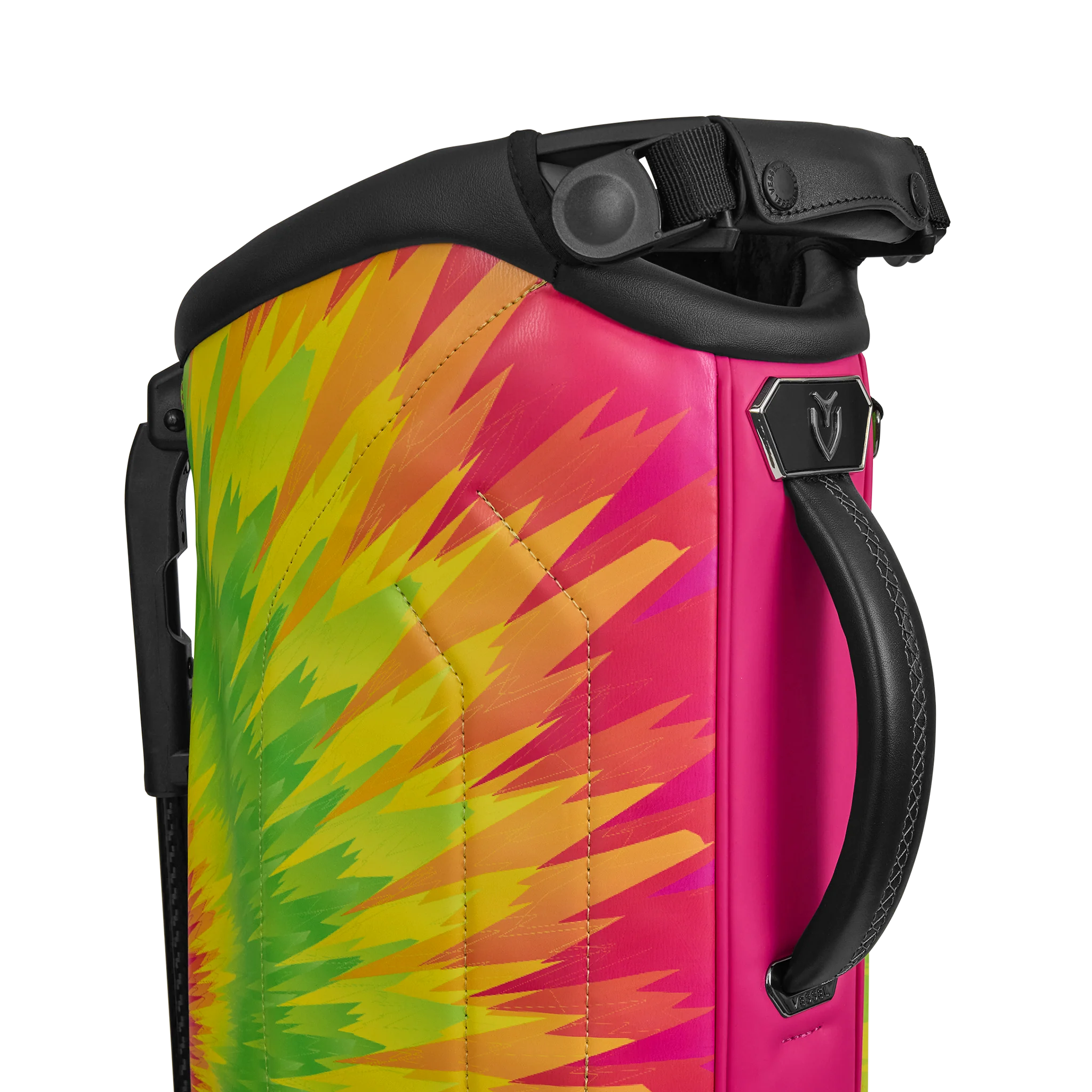 Galactic Groove Grateful Cat Rainbow Tie-Dye Vessel VLX 2.0 Stand Bag - Image 7