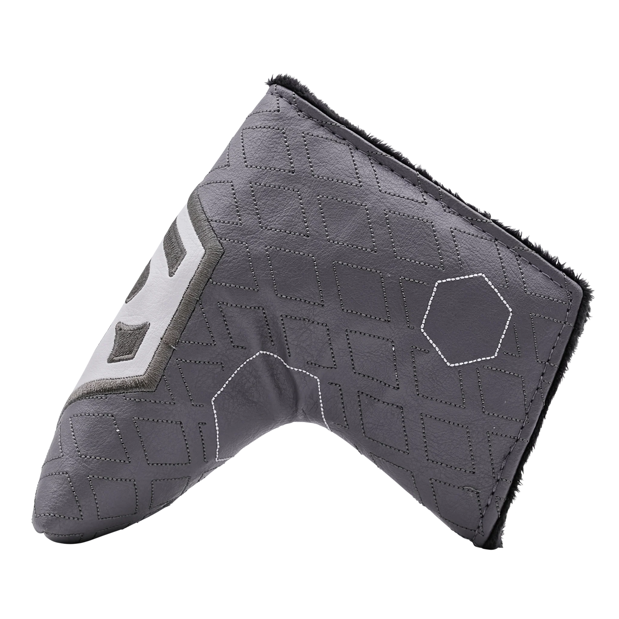 Graphite & Steel Diamond Face Hex B Blade Putter Headcover - Image 2