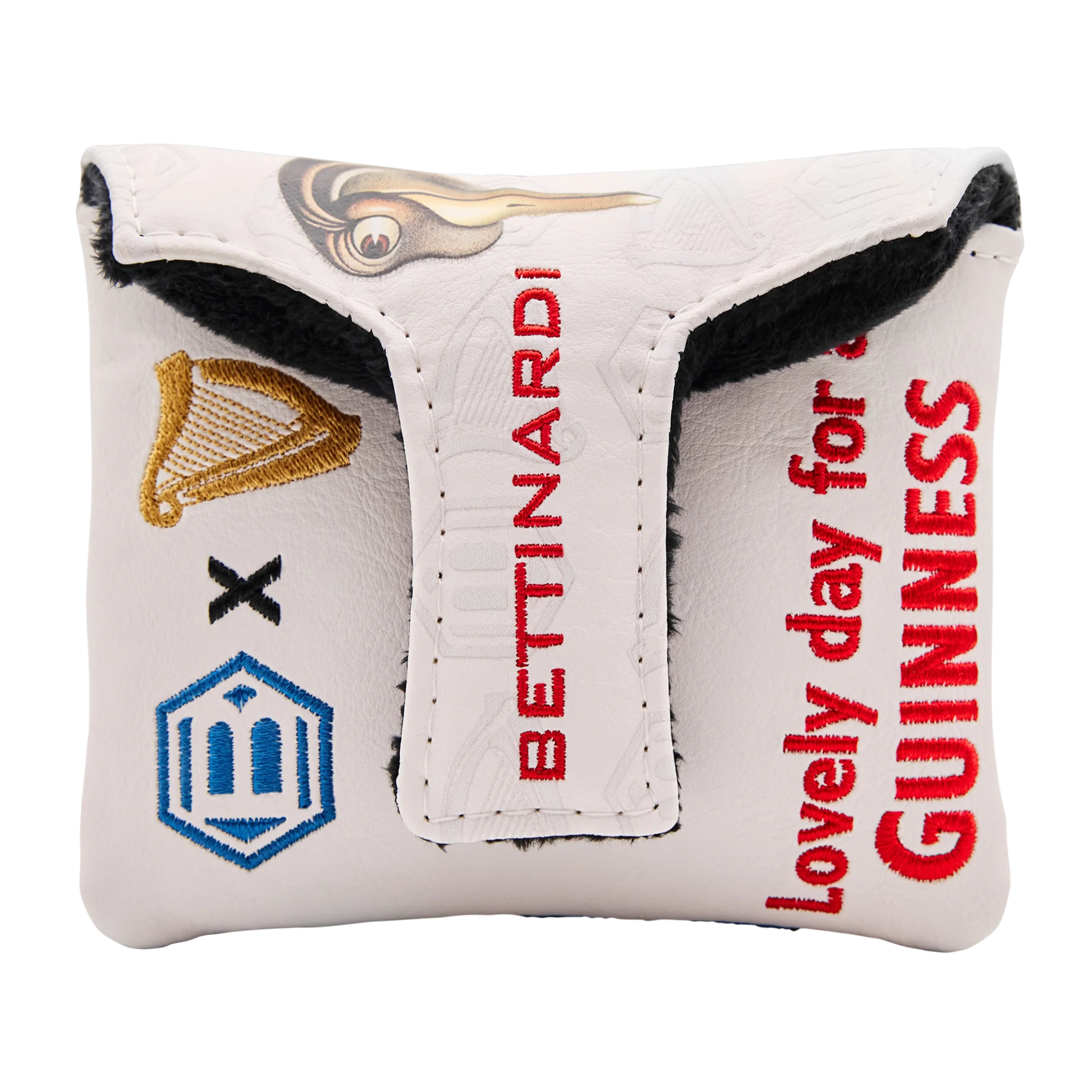 Guinness x Bettinardi Lovely Day for a Guinness Ostrich Mallet Putter Headcover - Image 2