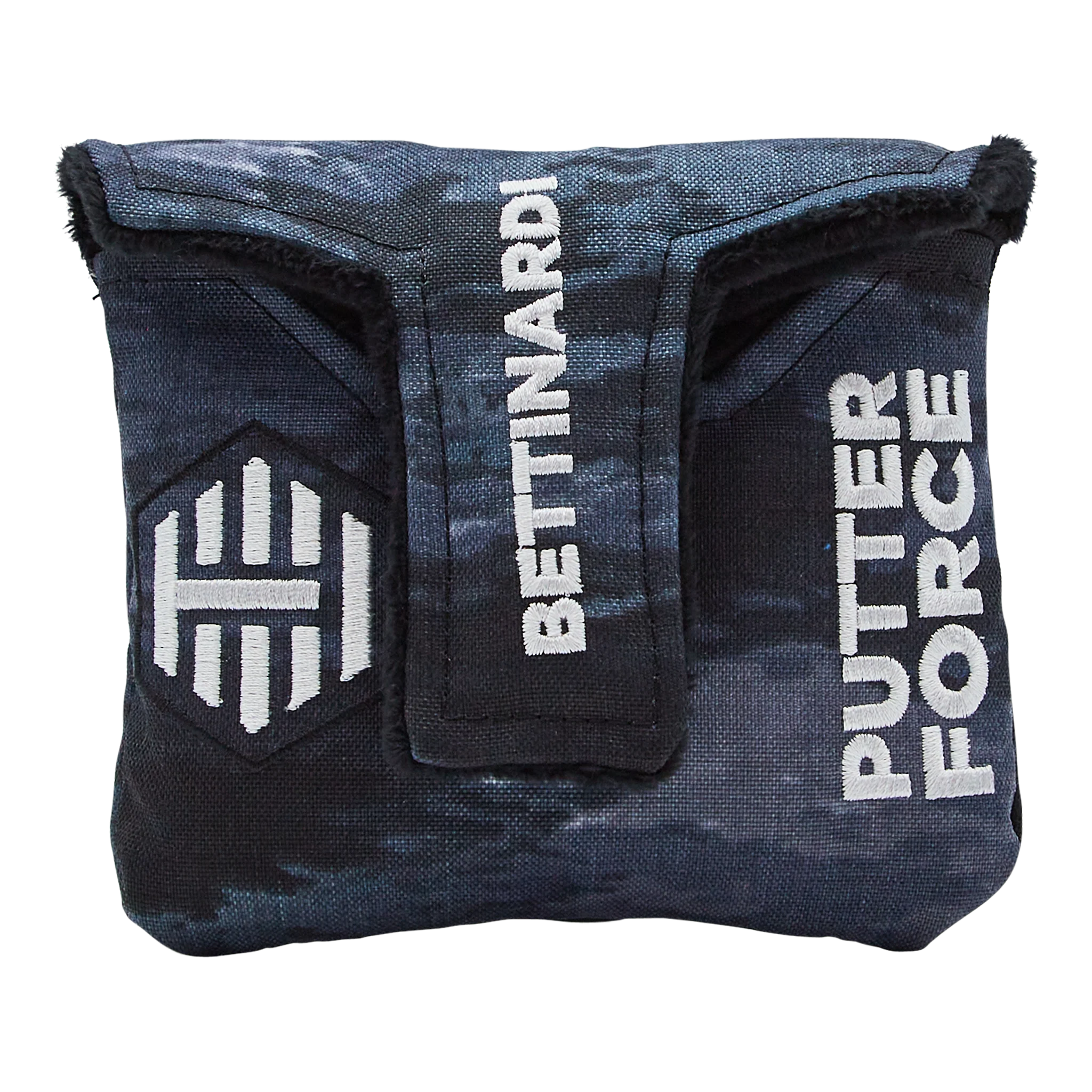 Limited Pitch Black Camo Skull & Berets Mallet Headcover - Image 2