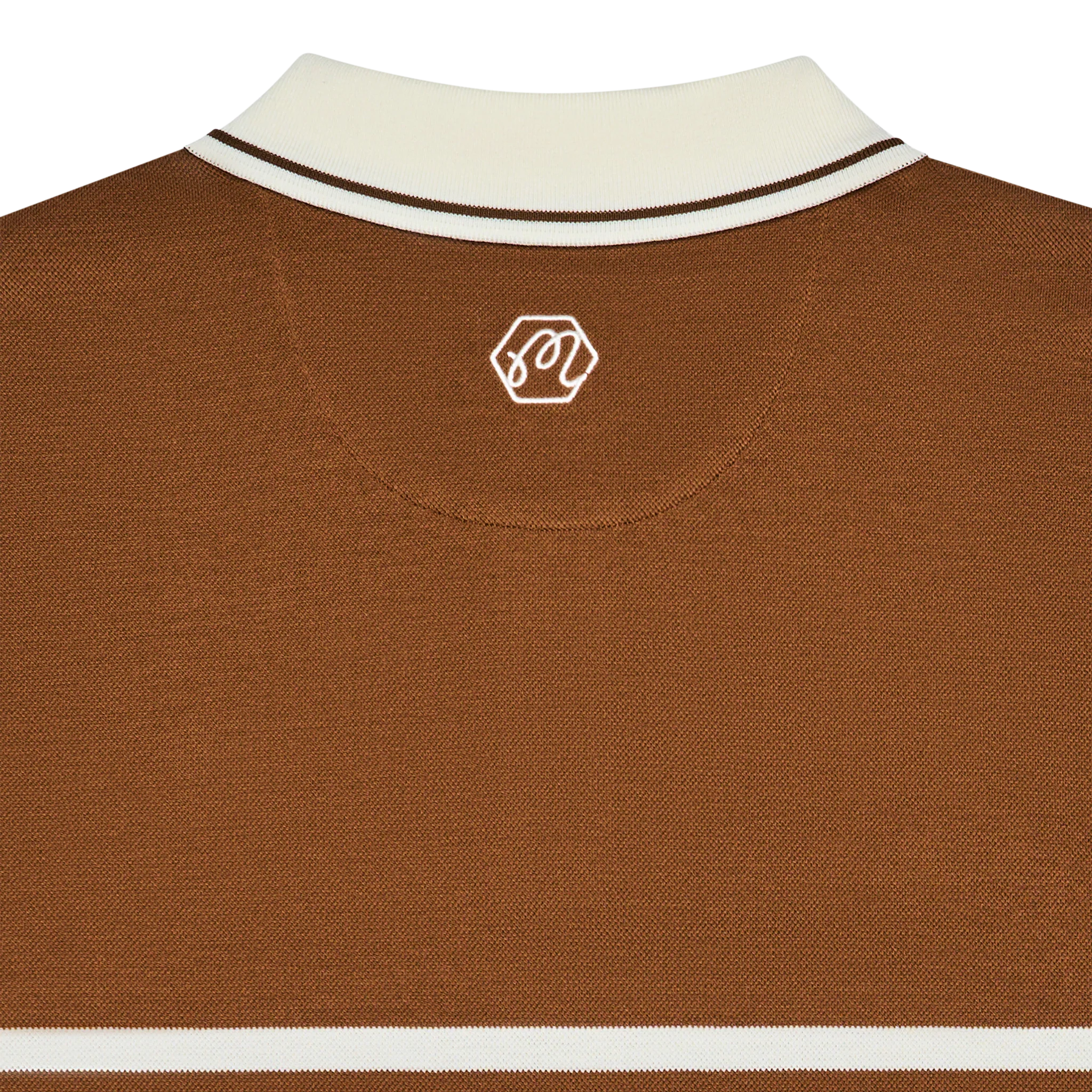 Malbon x Bettinardi Pique Polo (Egret) - Image 2