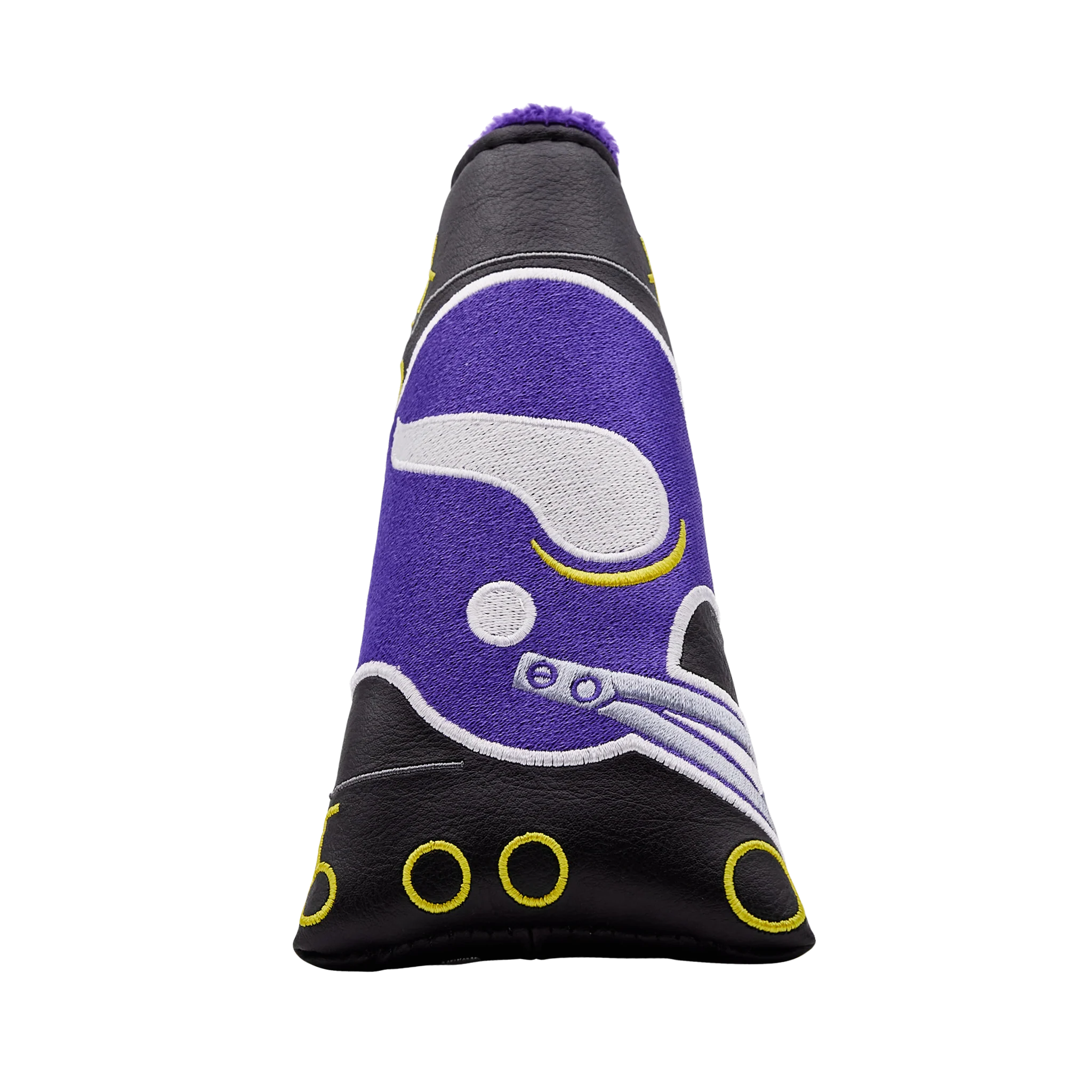 Minnesota Vikings X's & O's Classic Helmet Retro Blade Putter Headcover - Image 3