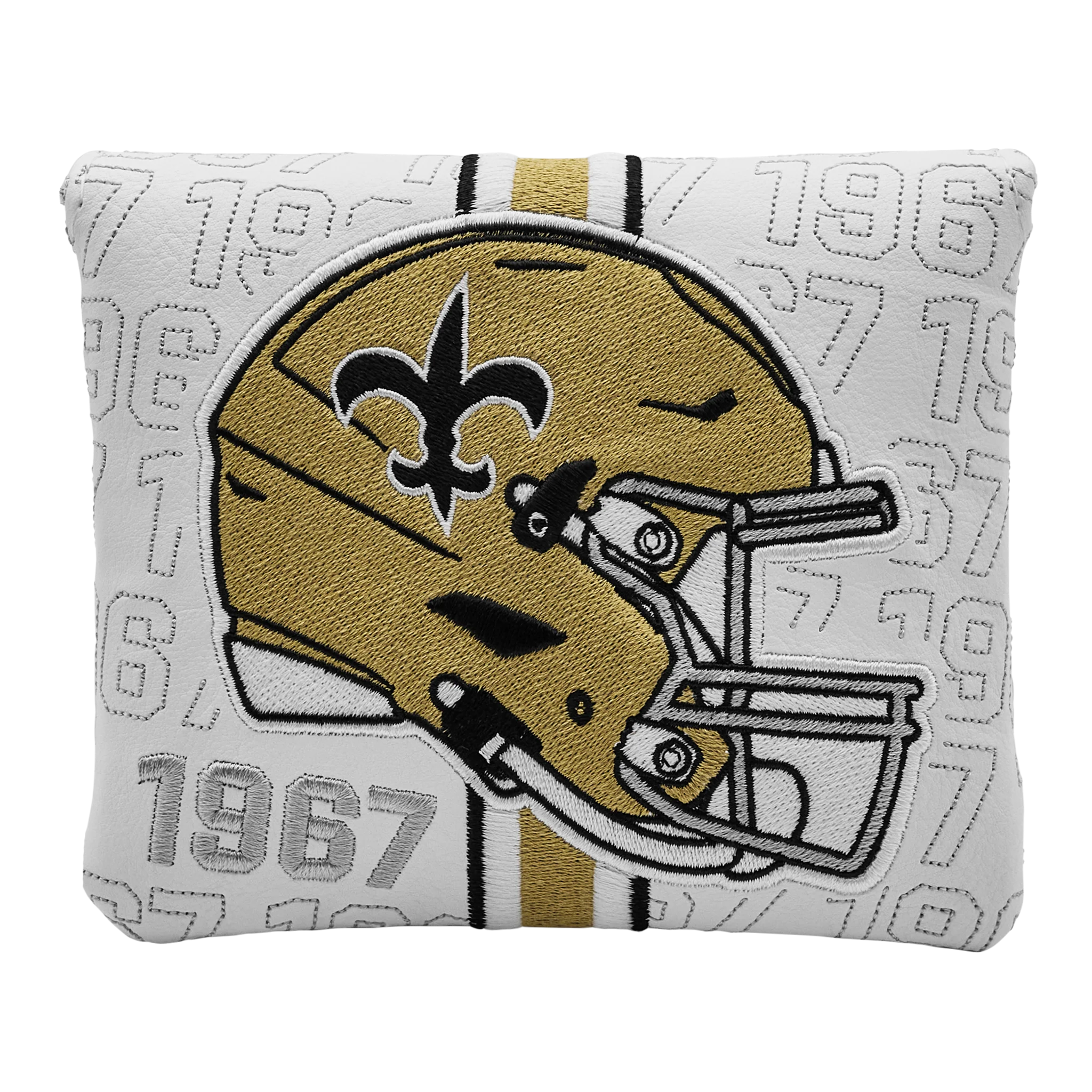 New Orleans Saints Classic Helmet Retro Mallet Putter Headcover