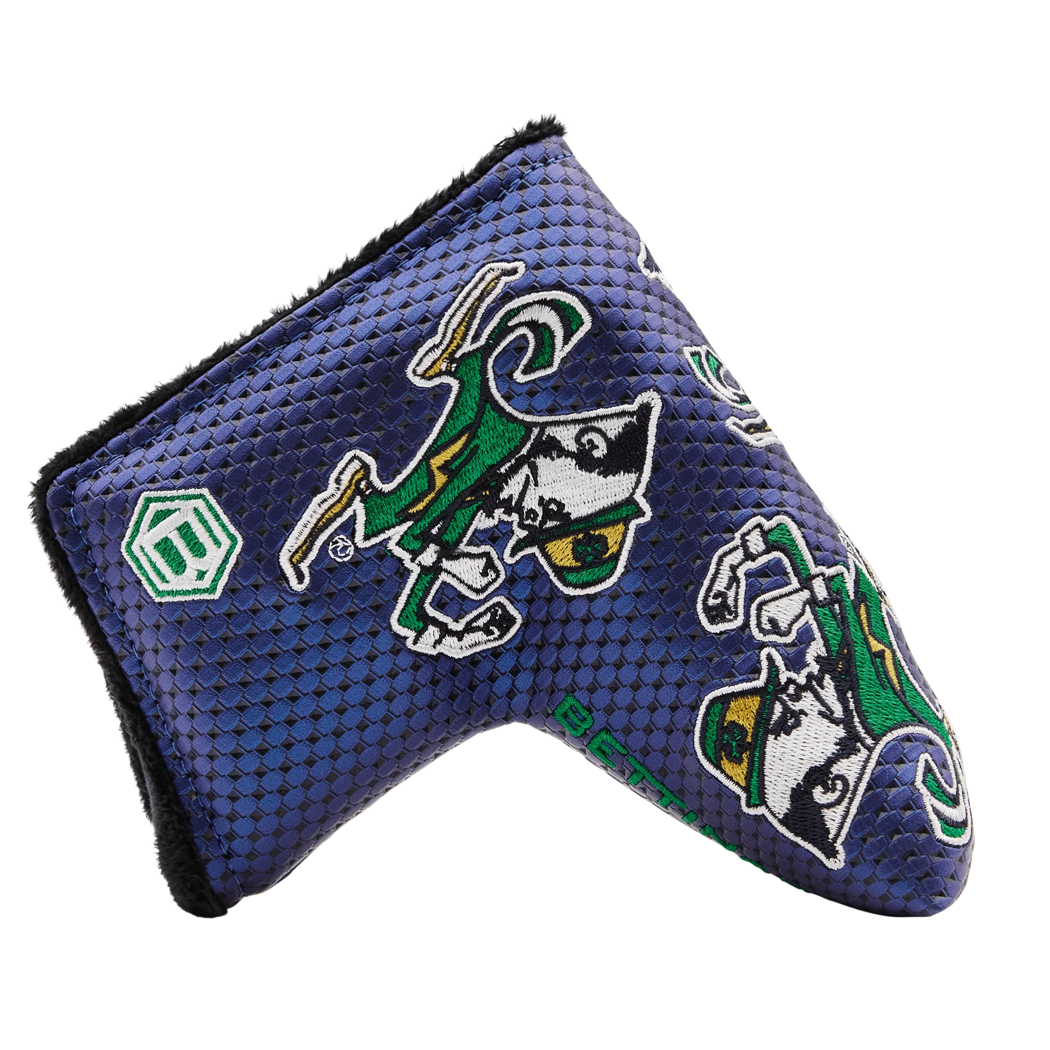 Notre Dame x Bettinardi Navy Dancing Leprechauns Blade Putter Headcover - Image 4