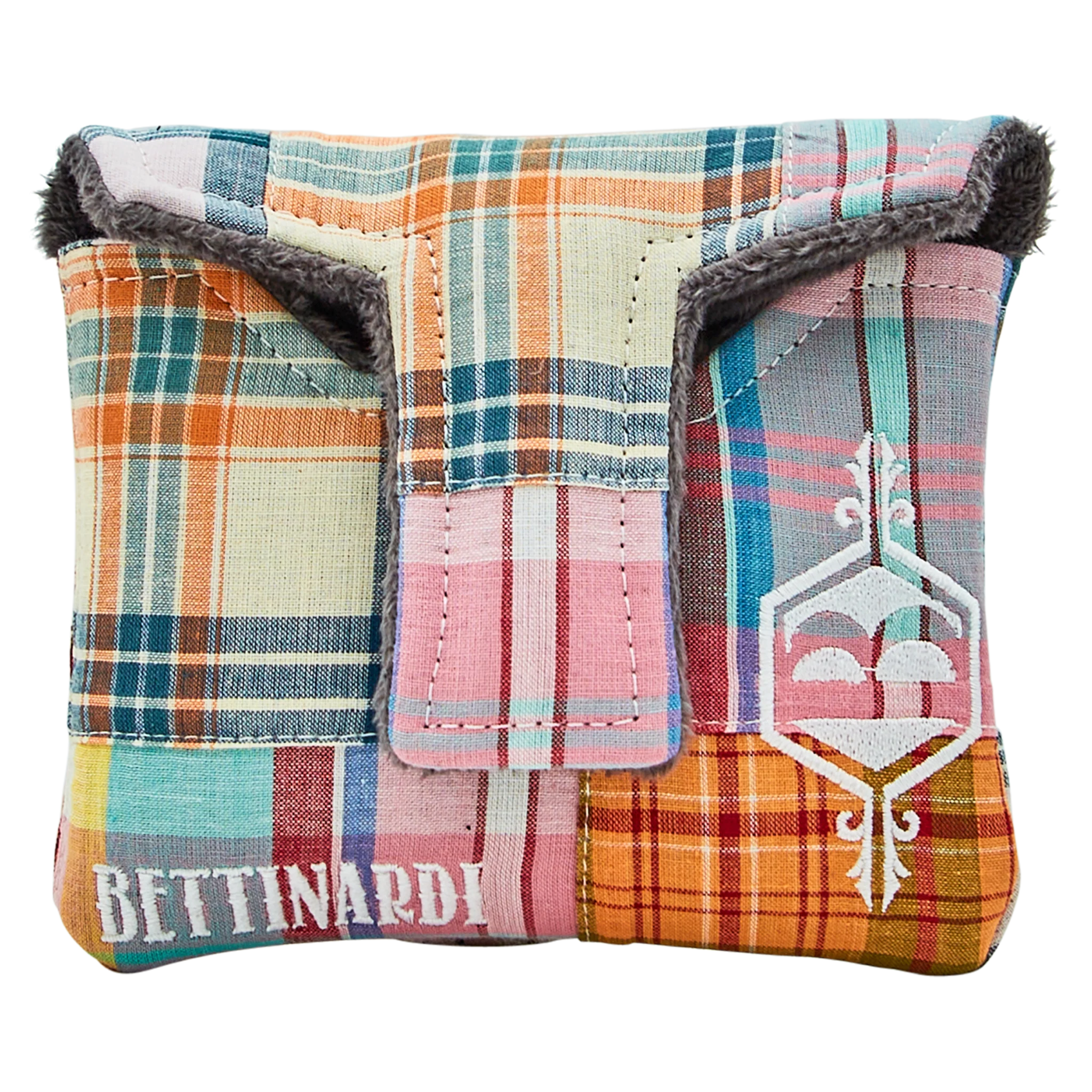 Orange Patch Madras Mallet Putter Headcover - Image 2