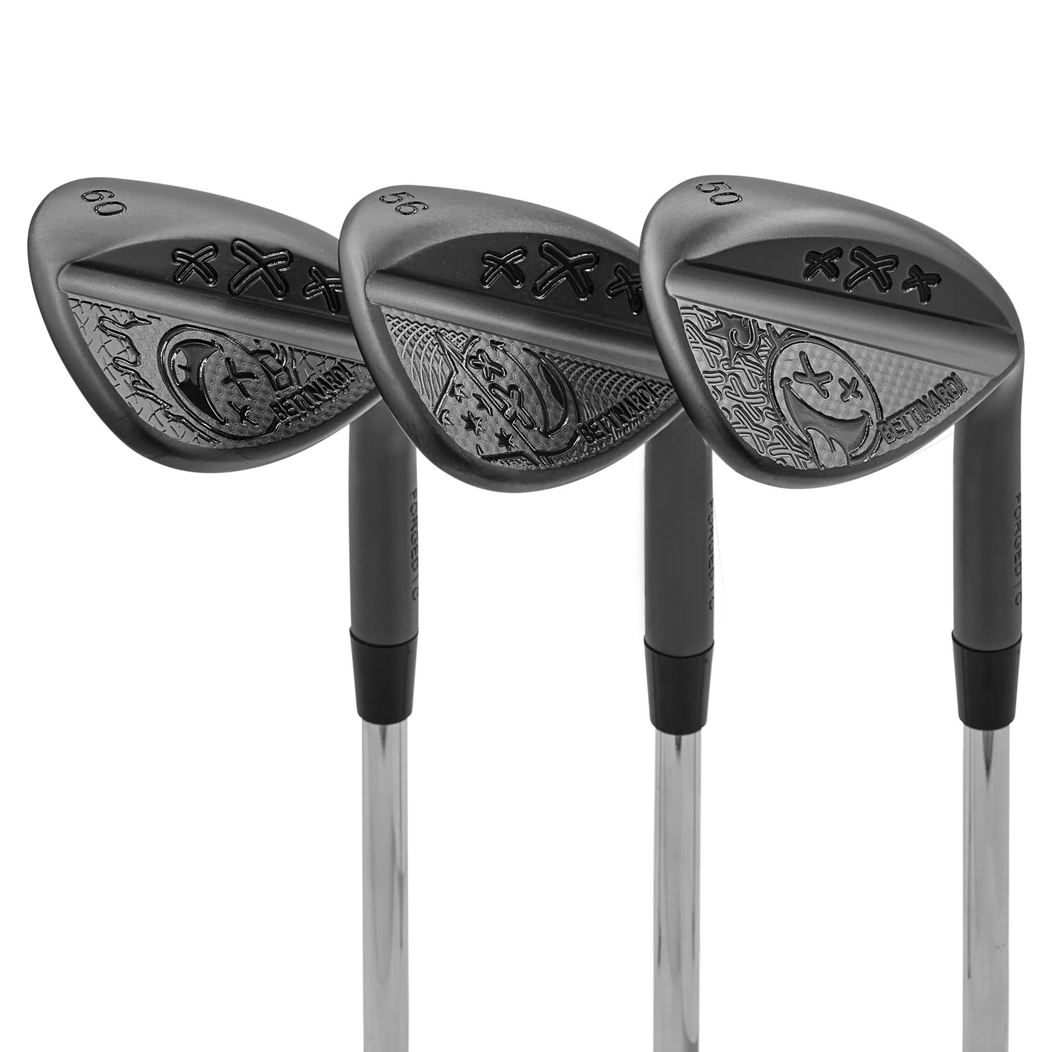 Poison Bomb Black Rainbow PVD HLX 6.0 Wedge Set (50°, 56°, 60°)