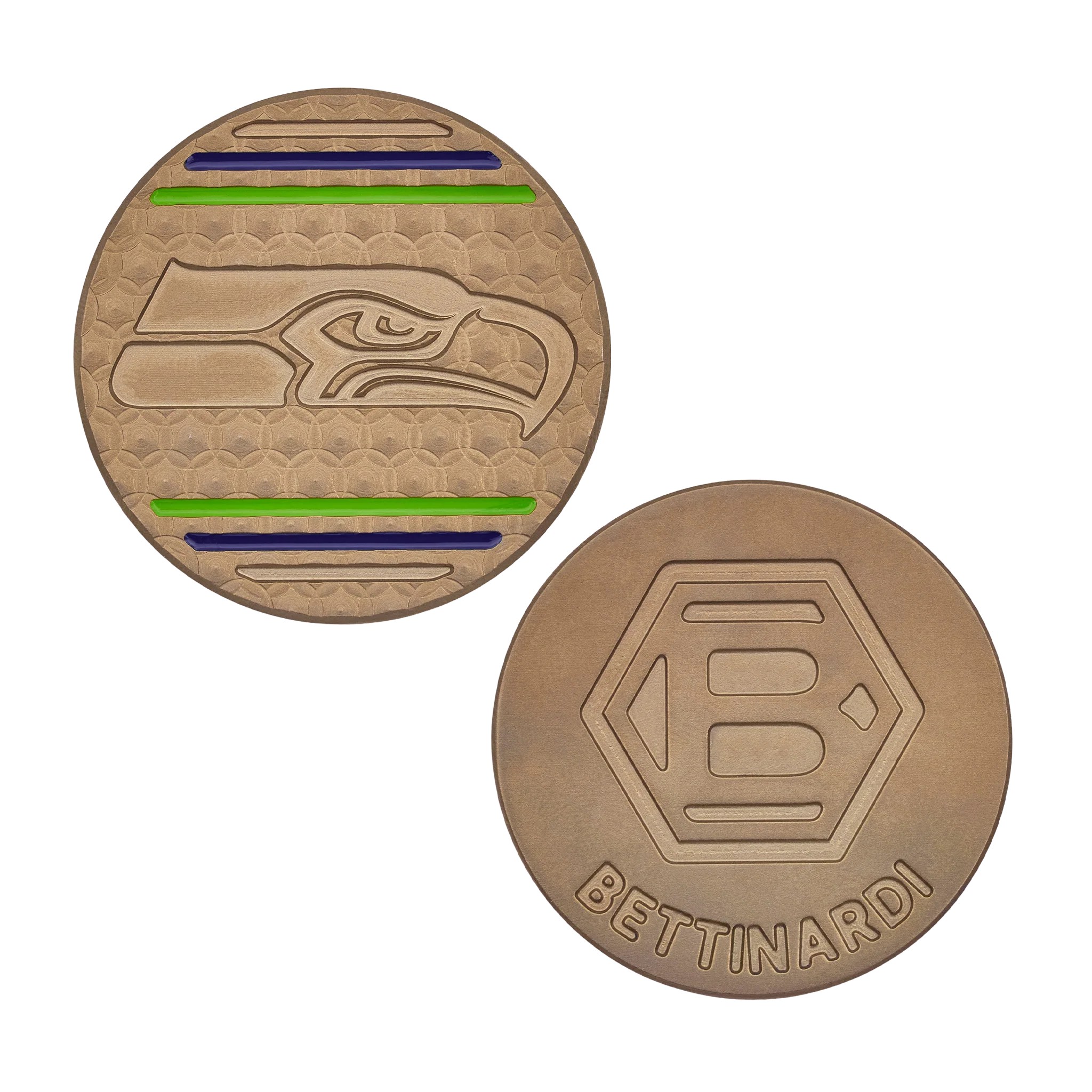 Seattle Seahawks Striped Ball Marker