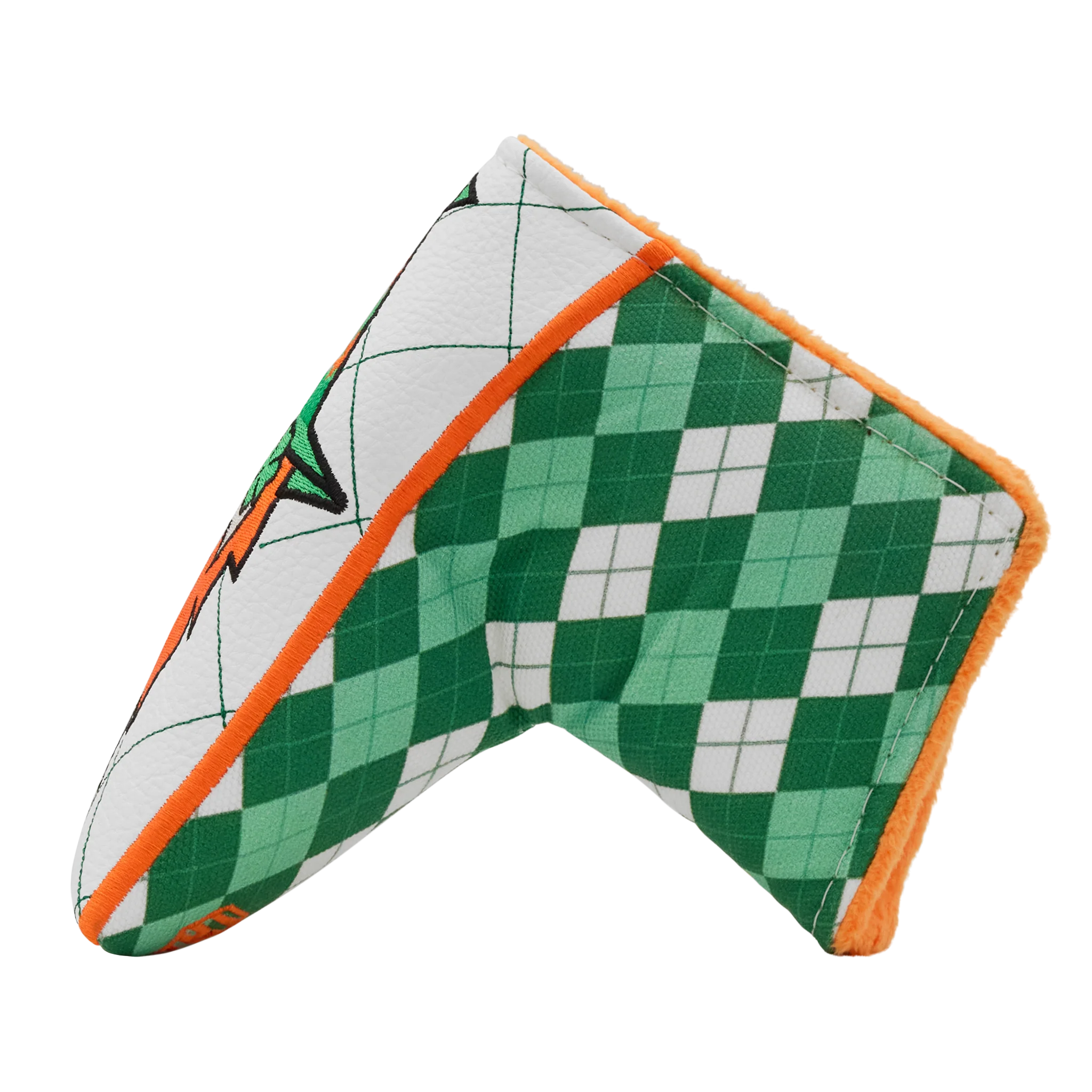 St. Patrick's Day Shamrock Eyes Wizard Blade Putter Headcover - Image 2