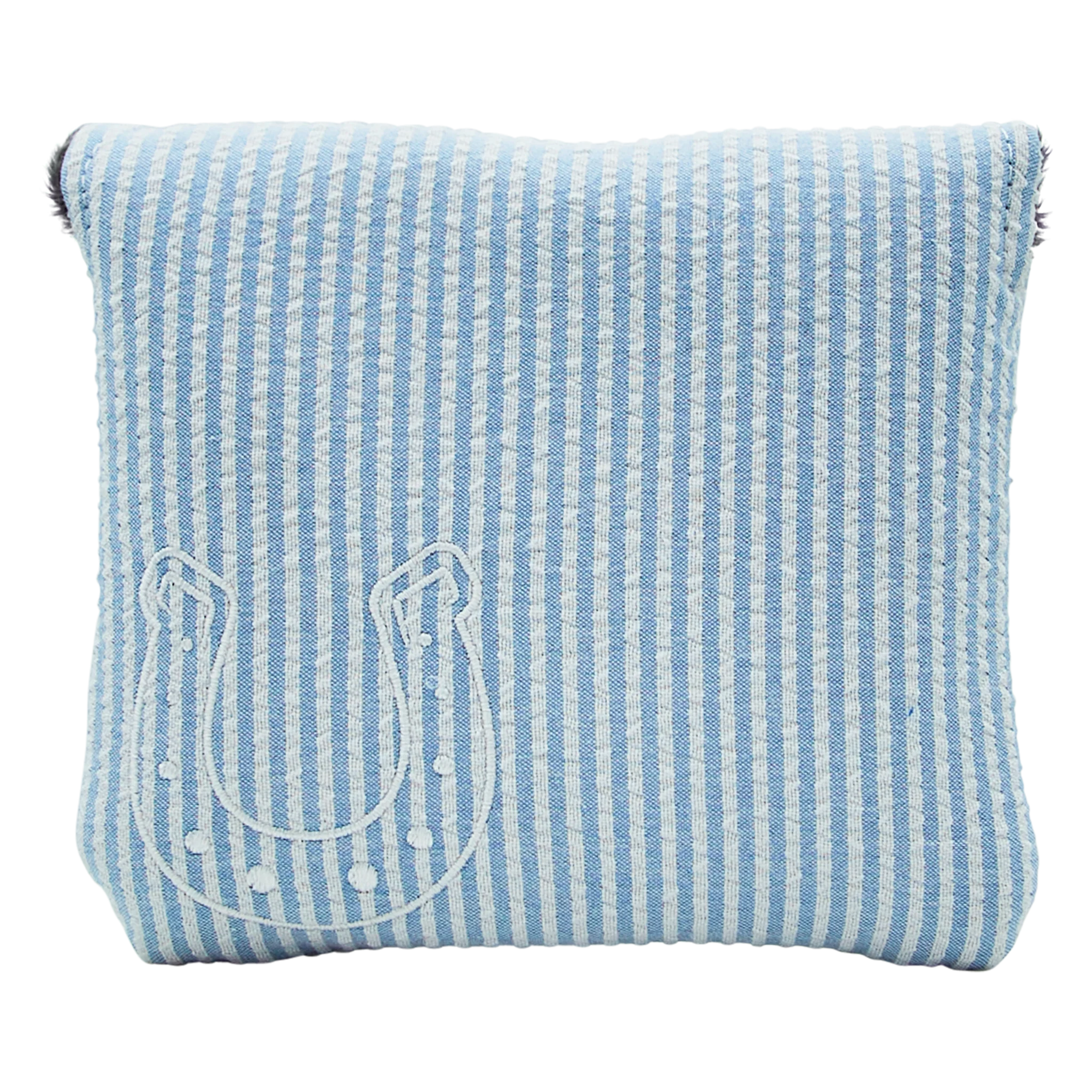 Striped Seersucker Mallet Putter Headcover
