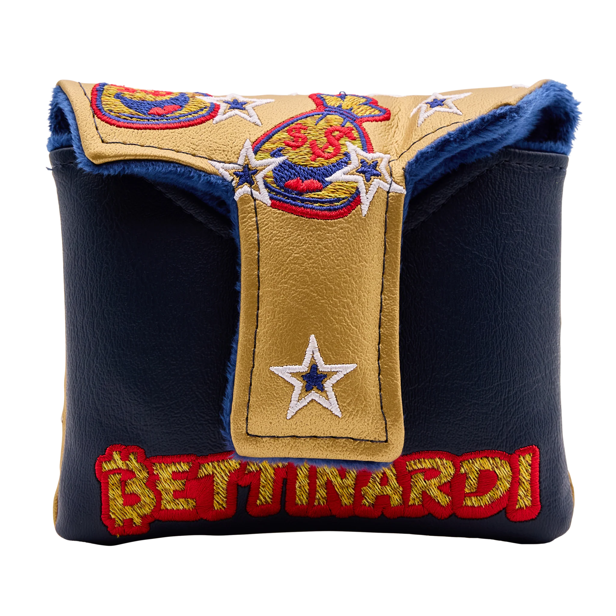 The Traveler- Gold Moneybag Mallet Putter Headcover - Image 2