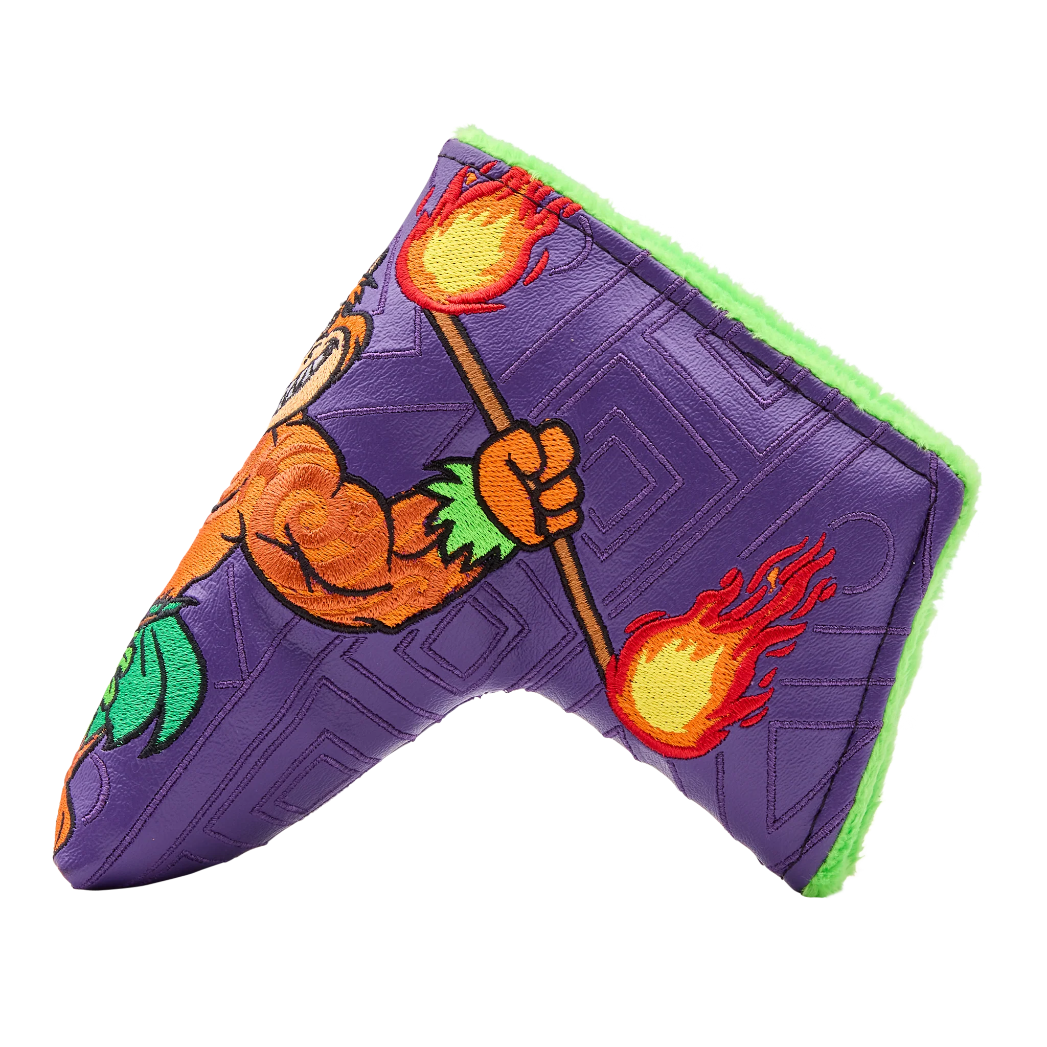 Tiki Fire Dancer Fat Cat Blade Putter Headcover - Image 2
