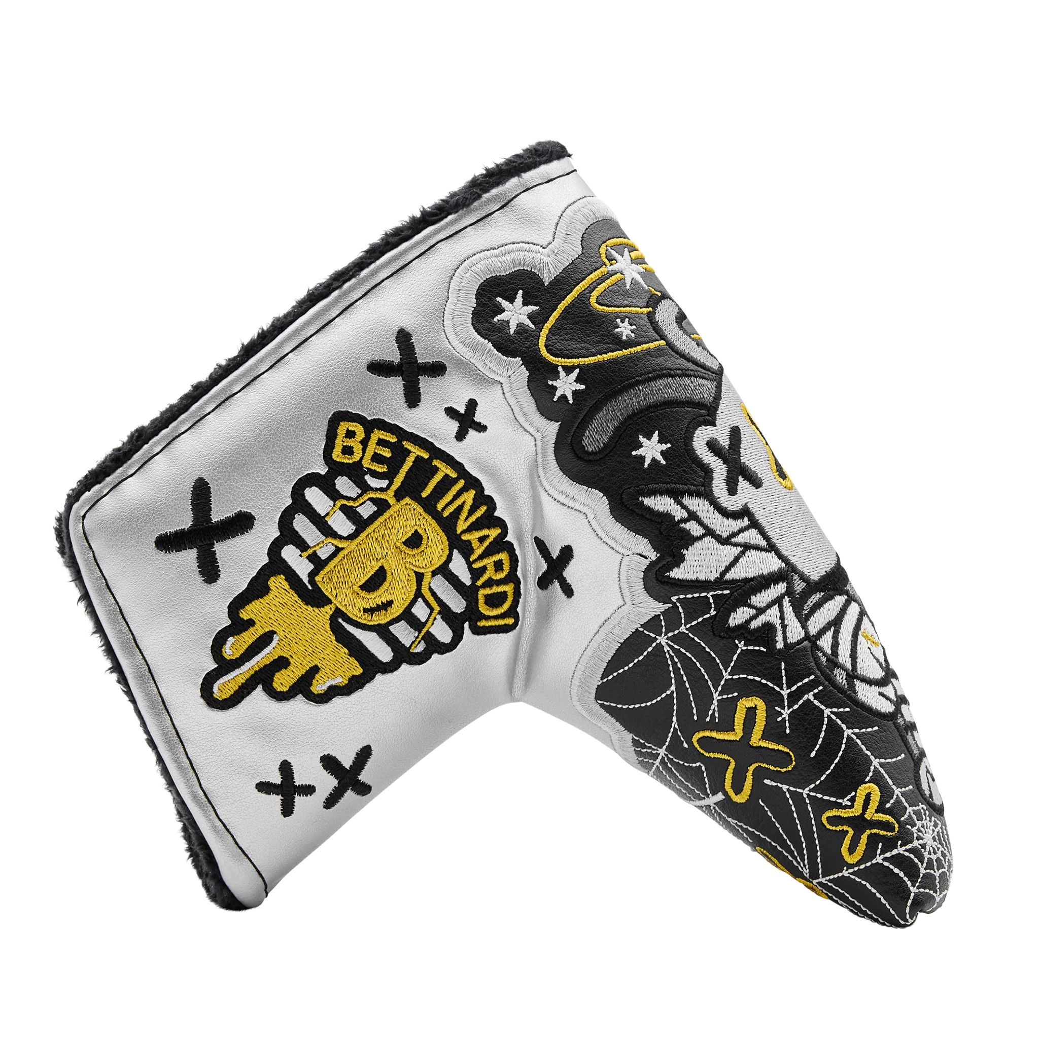 Unlucky Stinger Silver & Gold Blade Putter Headcover - Image 4
